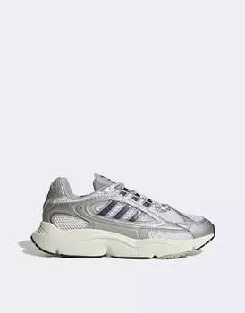 Серые и белые кроссовки adidas Originals Ozmillen