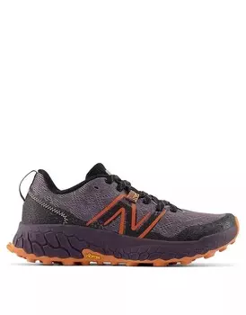 Серые и оранжевые кроссовки New Balance Hierro, серый и оранжевый