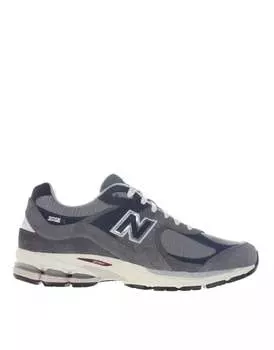 Серые и темно-синие кроссовки New Balance 2002