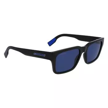 Серые инжектированные солнцезащитные очки Lacoste