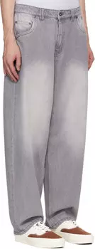 Серые классические свободные джинсы Dime