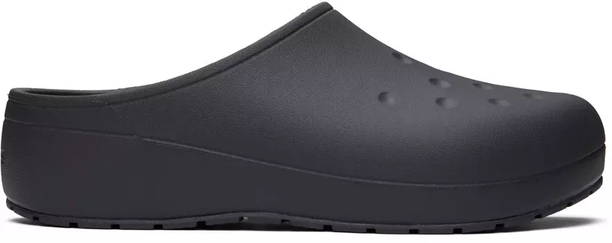 Серые классические тихие сабо Crocs
