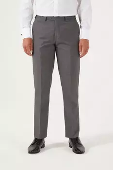 Серые костюмные брюки приталенного кроя Madrid Skopes, серый