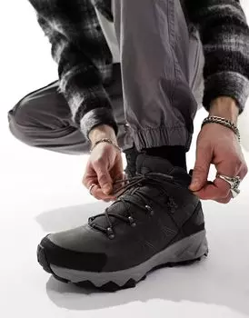 Серые кожаные походные ботинки Columbia Peakfreak II Mid Outdry