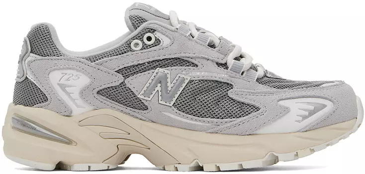 Серые кроссовки 725V1 New Balance, Raincloud/Shadow grey/Sea salt