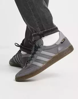 Серые кроссовки adidas Originals Handball Spezial на резиновой подошве
