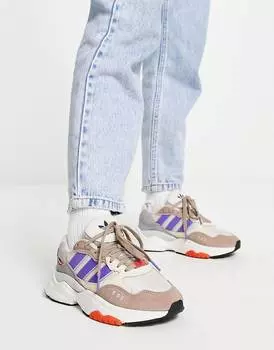 Серые кроссовки adidas Originals Retropy F90 с яркими вставками