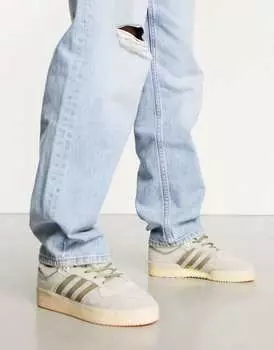 Серые кроссовки adidas Originals Rivalry Low 86