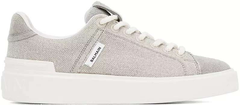 Серые кроссовки B-Court Balmain