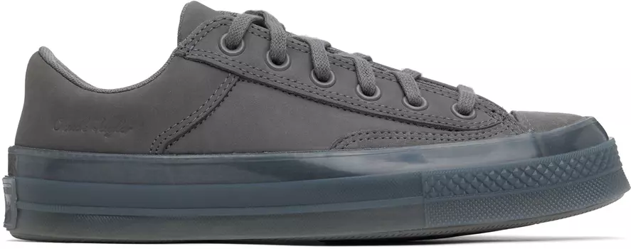 Серые кроссовки Chuck 70 Marquis из нубука и замши Converse, Sharkskin/Sharkskin/Sharkskin