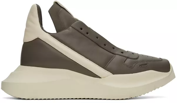 Серые кроссовки "Геты" Rick Owens