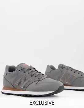 Серые кроссовки New Balance 500 Classic