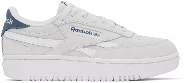 Серые кроссовки Reebok Classics Club C Double Revenge