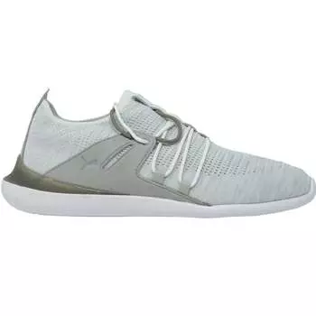 Серые кроссовки с кружевными носками X Ferrari SF Evo Cat Sock Ls Puma, серый