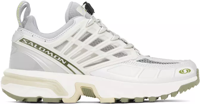 Серые кроссовки Salomon Edition ACS Pro 2 MM6 Maison Margiela, Sharkskin/Ftw silver/Sharp green