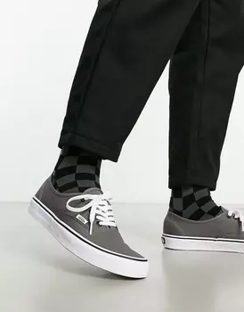 Серые кроссовки Vans Authentic