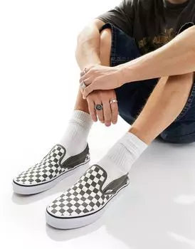 Серые кроссовки Vans Slip On Color Theory