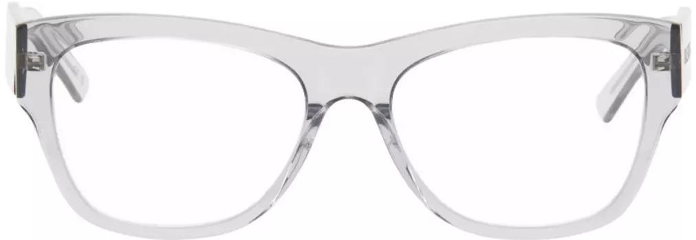 Серые квадратные очки Balenciaga