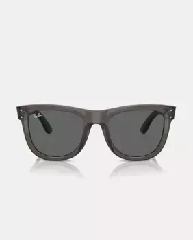Серые квадратные солнцезащитные очки унисекс Ray-Ban