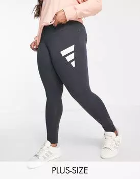 серые леггинсы adidas