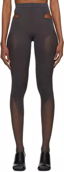 Серые леггинсы Bodywear Dion Lee