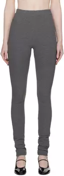 Серые леггинсы на молнии Totme