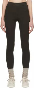 Серые леггинсы в рубчик Essentials