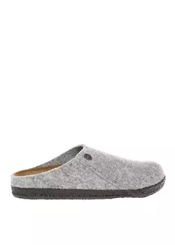 Серые меланжевые женские фетровые тапочки Birkenstock