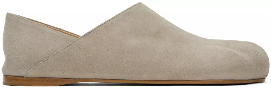 Серые мокасины Paw JW Anderson