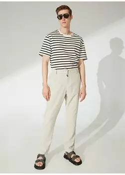 Серые мужские брюки чинос с эластичной резинкой на талии Fabrika Comfort