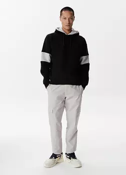 Серые мужские брюки jogger Lacoste