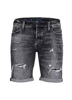 Серые мужские джинсовые шорты приталенного кроя JJIRICK JJBLAIR SHORTS GE 402 SN Jack & Jones, серый