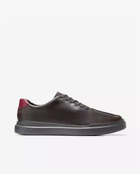 Серые мужские кожаные кроссовки с кружевной застежкой Cole Haan, серый