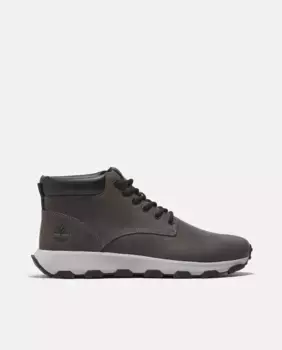 Серые мужские кроссовки средней высоты на шнуровке Winsor Park Timberland