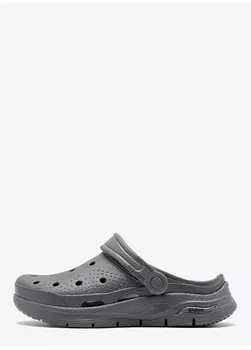 Серые мужские прогулочные туфли Skechers