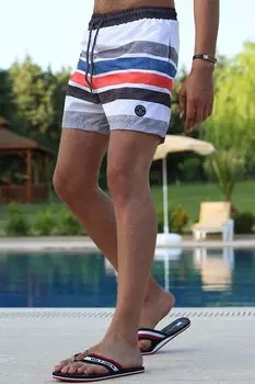 Серые мужские шорты для плавания 5072 MADMEXT