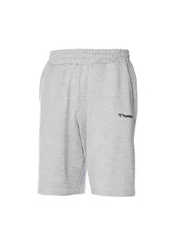 Серые мужские шорты с принтом Regular Fit 931827-1091 HMLJAS SHORTS Hummel, серый