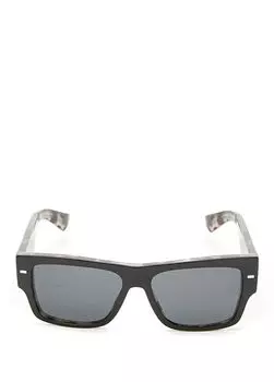 Серые мужские солнцезащитные очки Dolce&Gabbana, черный