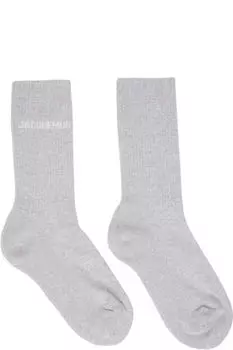 Серые носки «Жакмюс» JACQUEMUS