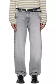 Серые обычные джинсы mfpen