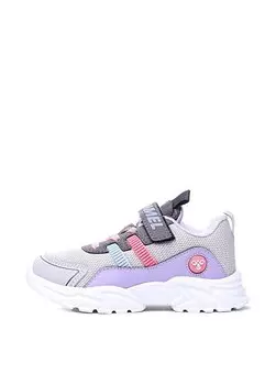 Серые прогулочные кроссовки для девочек 900305-2509 HML ROBO JR. Hummel, серый