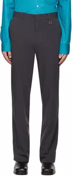 Серые прямые брюки Wooyoungmi