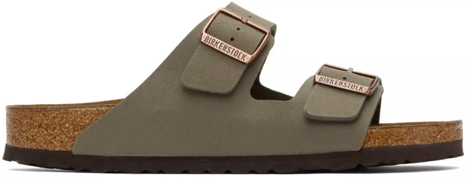 Серые сандалии Arizona стандартного размера Birkenstock