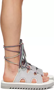 Серые сандалии RAY-ab Suicoke