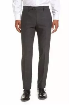 Серые шерстяные брюки Padtro Ted Baker, серый