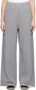 Серые широкие брюки для отдыха MM6 Maison Margiela
