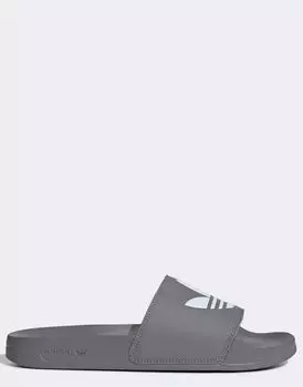 Серые шлепанцы adidas Originals adilette Lite