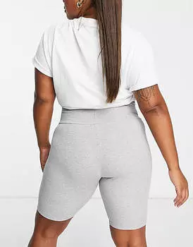 Серые шорты adidas Originals Plus Essentials