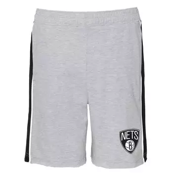 Серые шорты Brooklyn Nets с принтом Youth Outerstuff