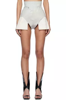 Серые шорты Hollywood Dirt Cutoffs Denim Rick Owens
